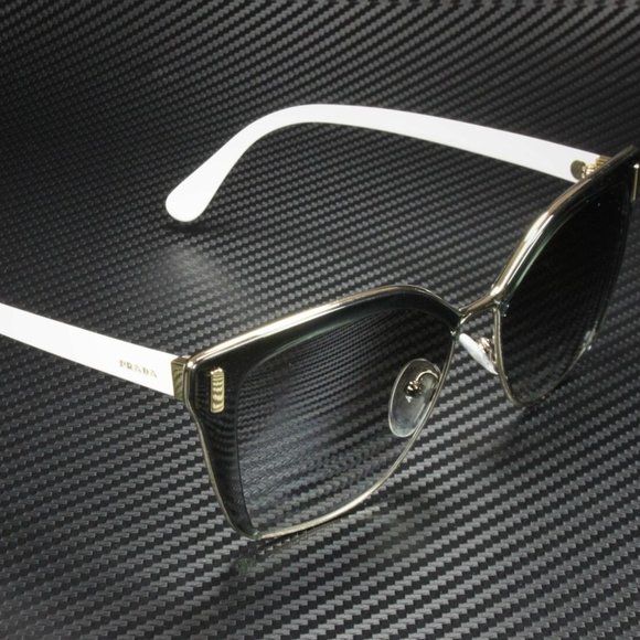 Prada Women's Grey Gold and Silver Sunglasses! - Picture 3 of 4